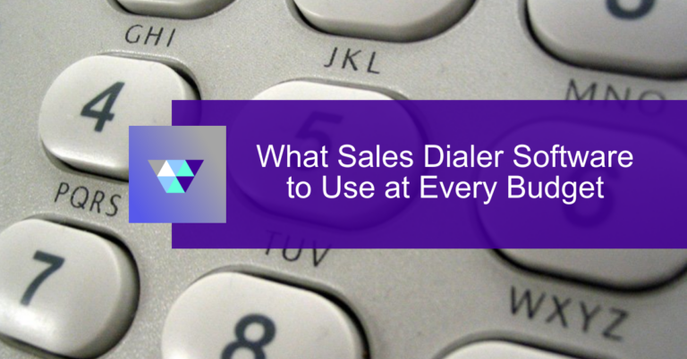 Phone keypad highlighting article on sales dialer software
