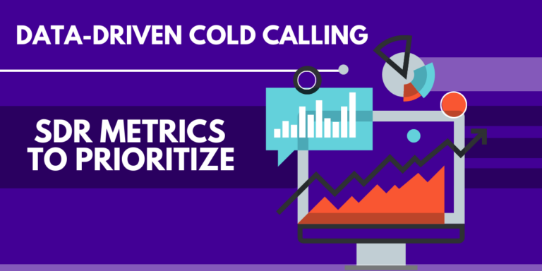 Data-driven cold calling SDR metrics visualization