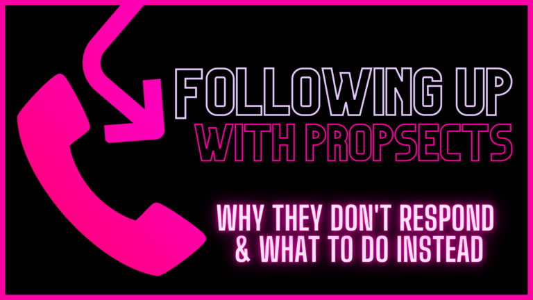 Marketing infographic on follow-up strategies for prospects