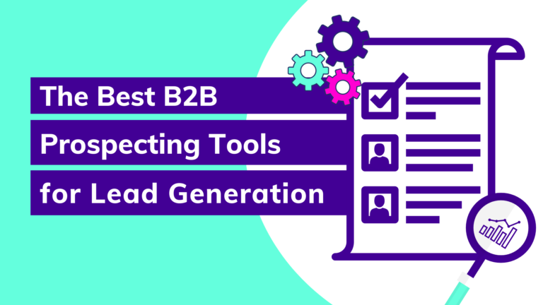 Infographic on B2B lead generation tools
