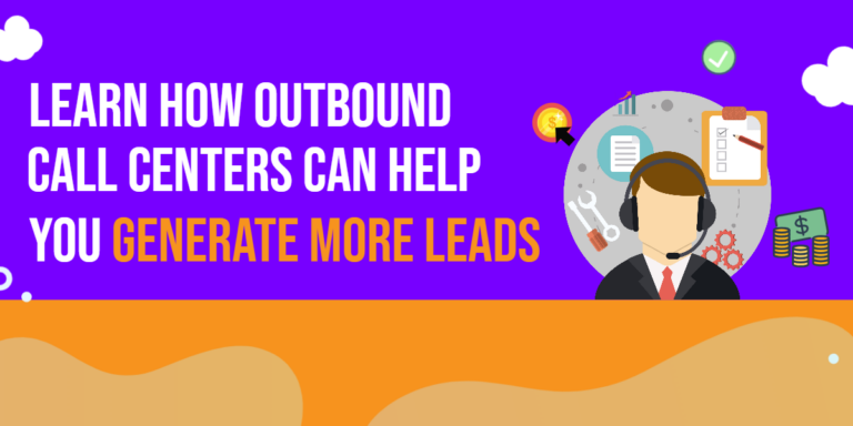 Graphic on lead generation via outbound call centers