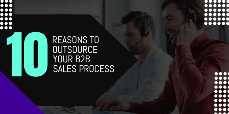 Operators discussing the10 Reasons to Outsource B2B Sales
