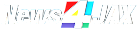 News4JAX logo with colorful geometric shapes
