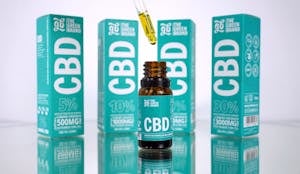 Organic CBD oil from The Green Brand with various concentrations for wellness.