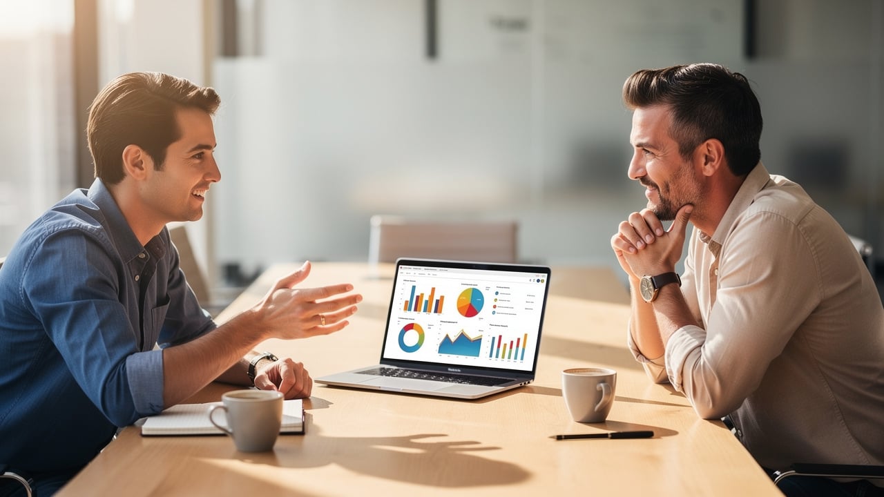 Customer success manager onboarding a new client